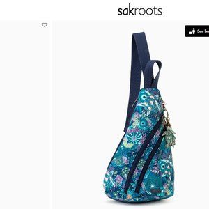 Sakroots On the Go Sling Backpack - Royal Blue